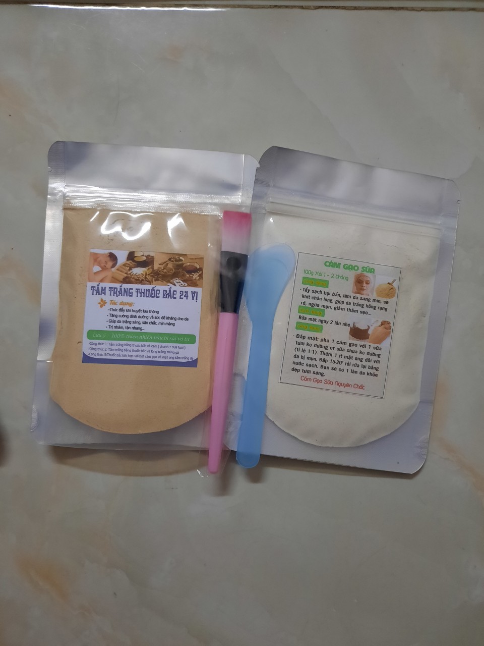 Combo 2 gói Cám gạo Thu.ốc bắc đắp mặt tắm trắng (50g- 100g)