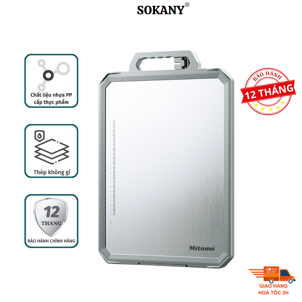 Thớt gỗ, thớt inox, thớt 2 mặt kháng khuẩn cao cấp