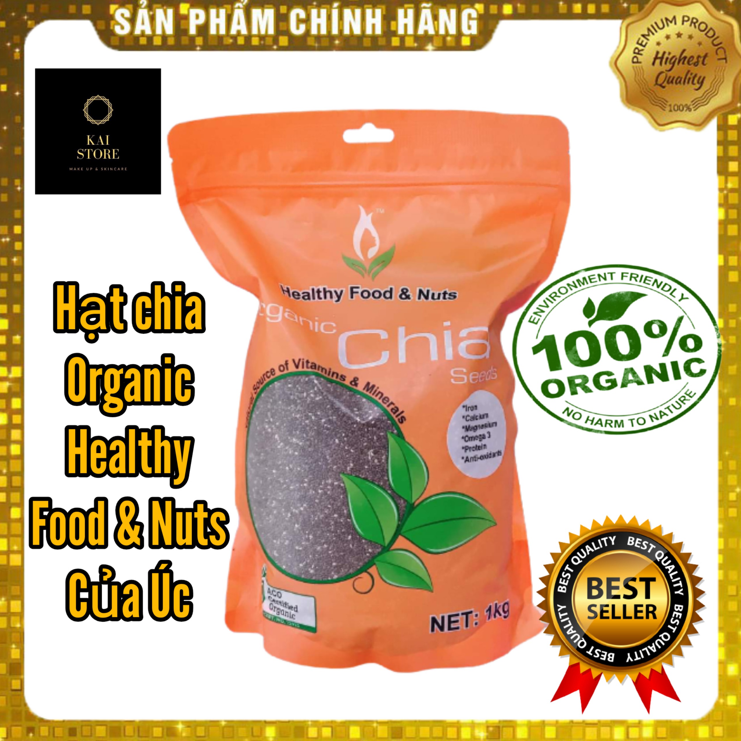 HẠT CHIA ORGANIC HEALTHY FOOD & NUT