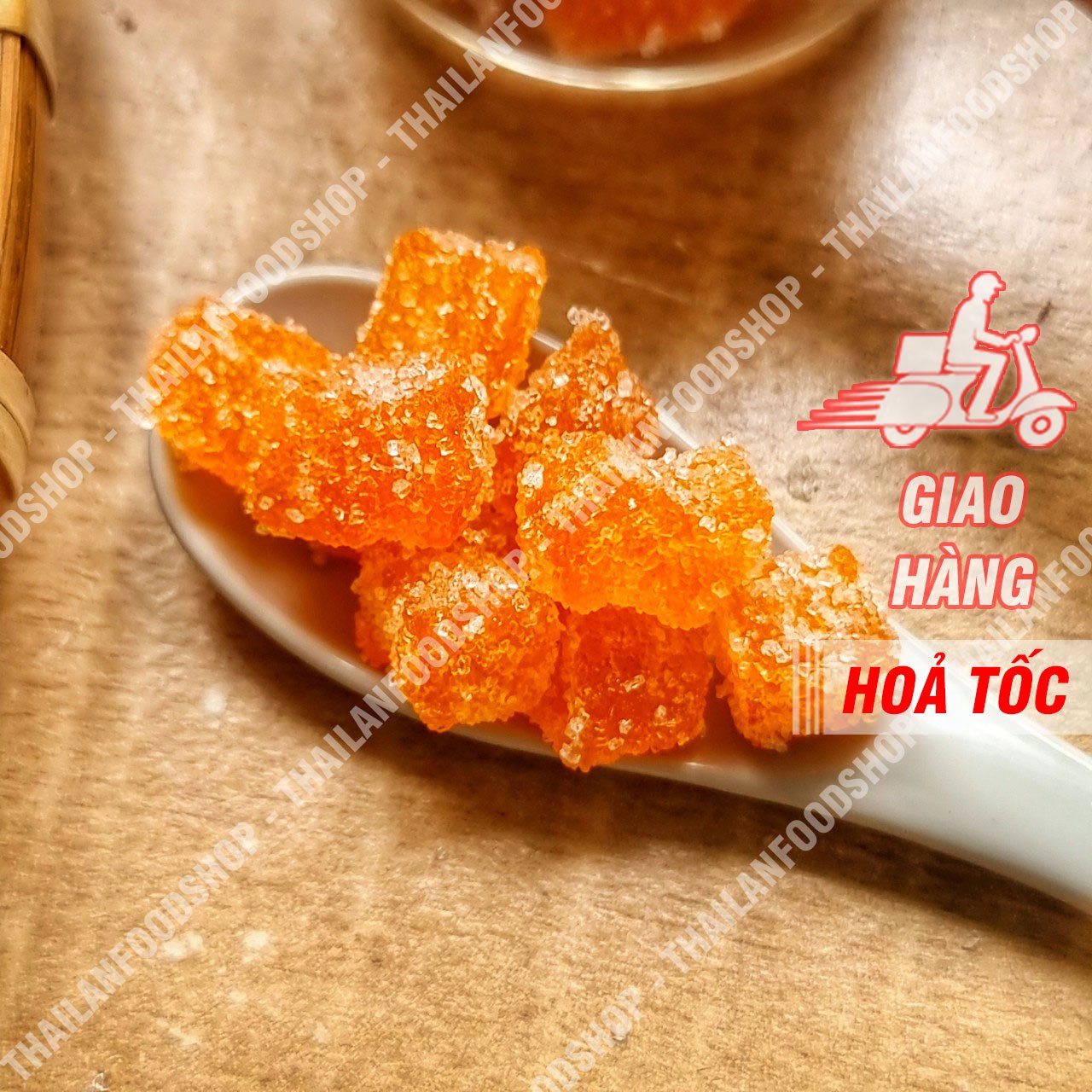 Mứt Bưởi Mix Cam - Lon 500Gr