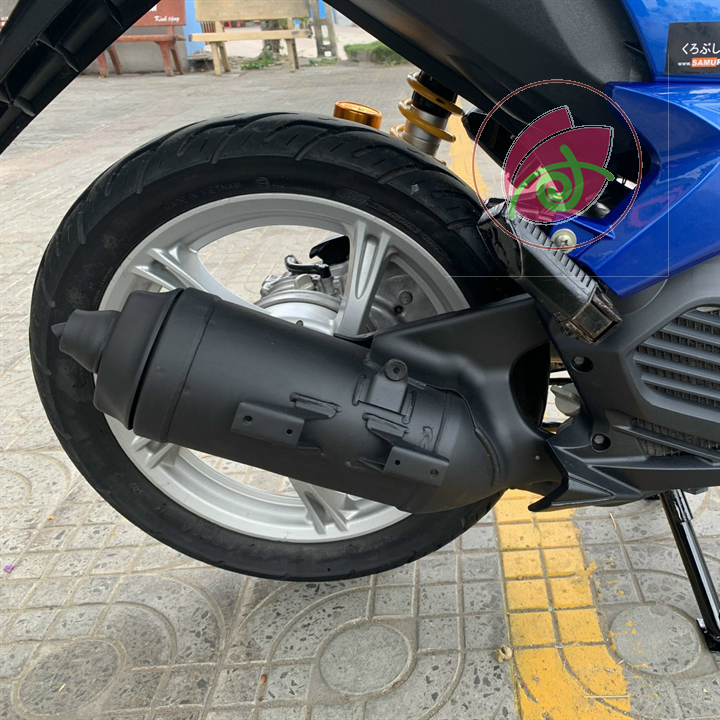 COMBO Chai sơn xịt samurai màu xanh dương Wave H325