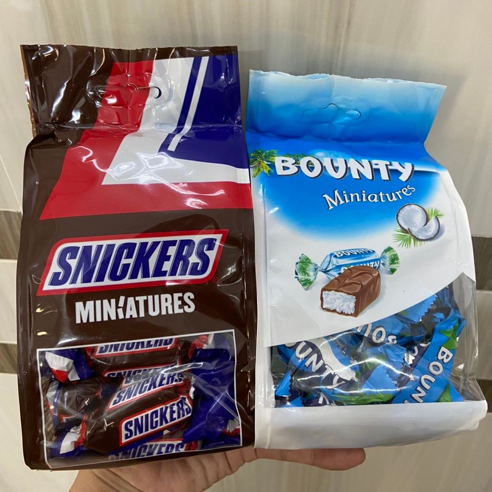 Socola dừa Bounty Miniatures gói 220g