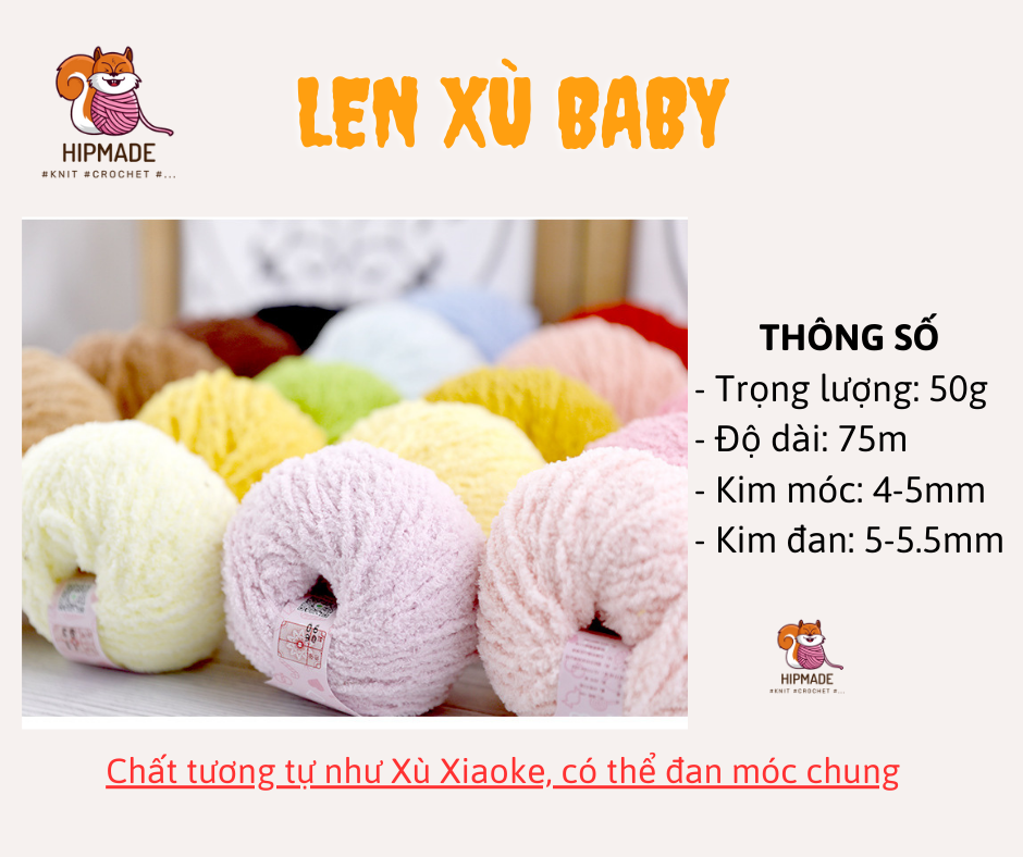Len xù baby (tương tự Xù xiaoke)
