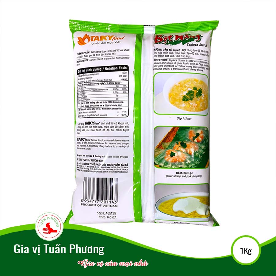 Bột Năng Tài Ký 1 kg ( Gói )