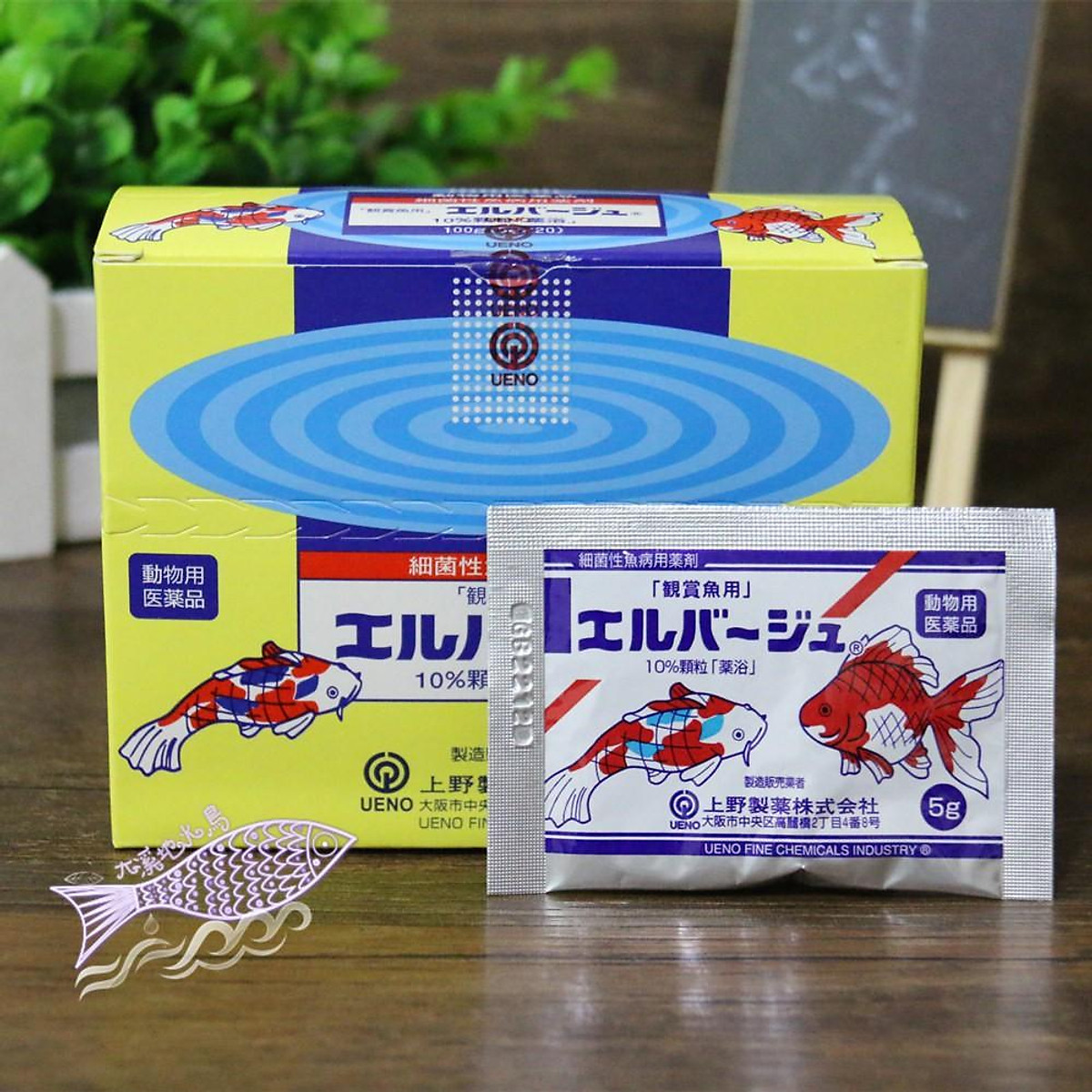 Tetra Nhật gói 5g dưỡng cá khoẻ, xử lý nấm cho cá cảnh.