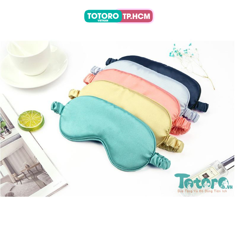 Bịt mắt ngủ Lụa cao cấp hỗ trợ ngủ ngon