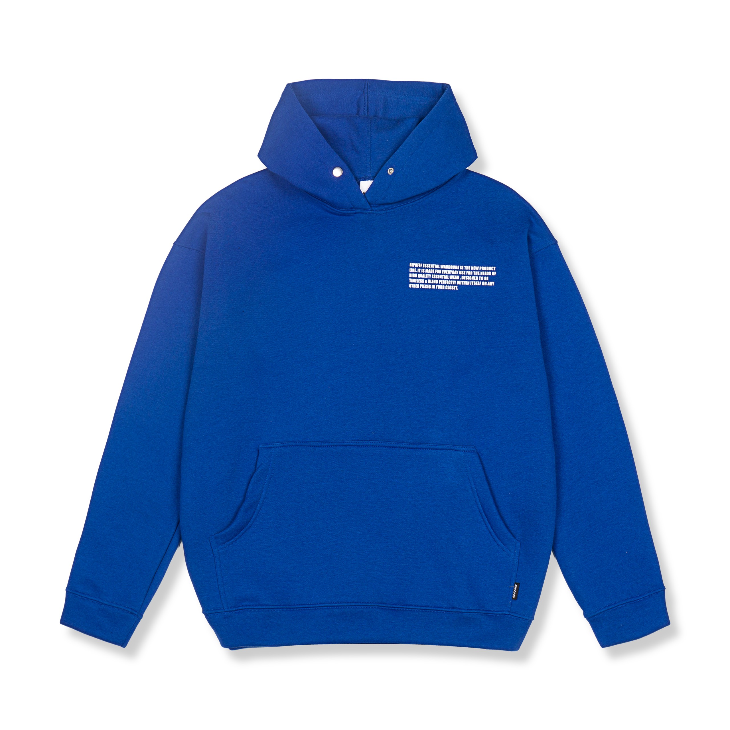 RIPOFFF EW Logo Hoodie - Blue (Áo khoác EW hoodie tay dài nỉ bông có nón)