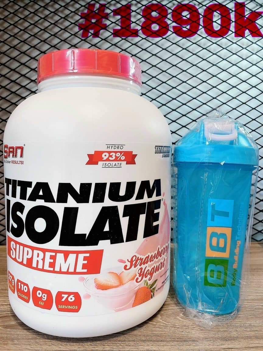 San Titanium Isolate Supreme Whey Protein Tăng Cơ Đẳng Cấp