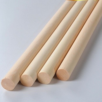 Thanh gỗ thông tròn  dài 50cm Phi 15mm