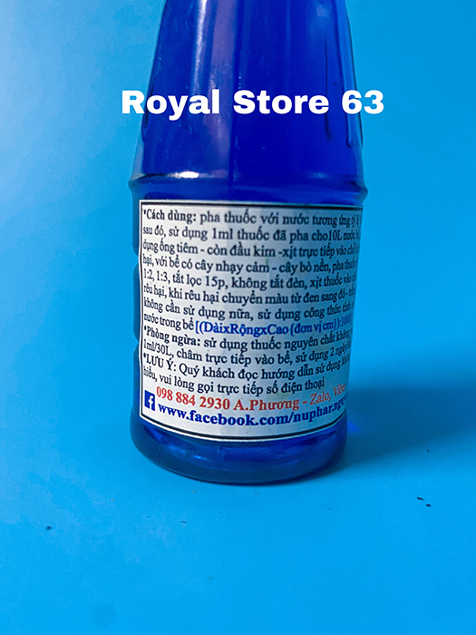 Remove BBA Nuphar diệt rêu cho hại cho cá thủy sinh (100ml)