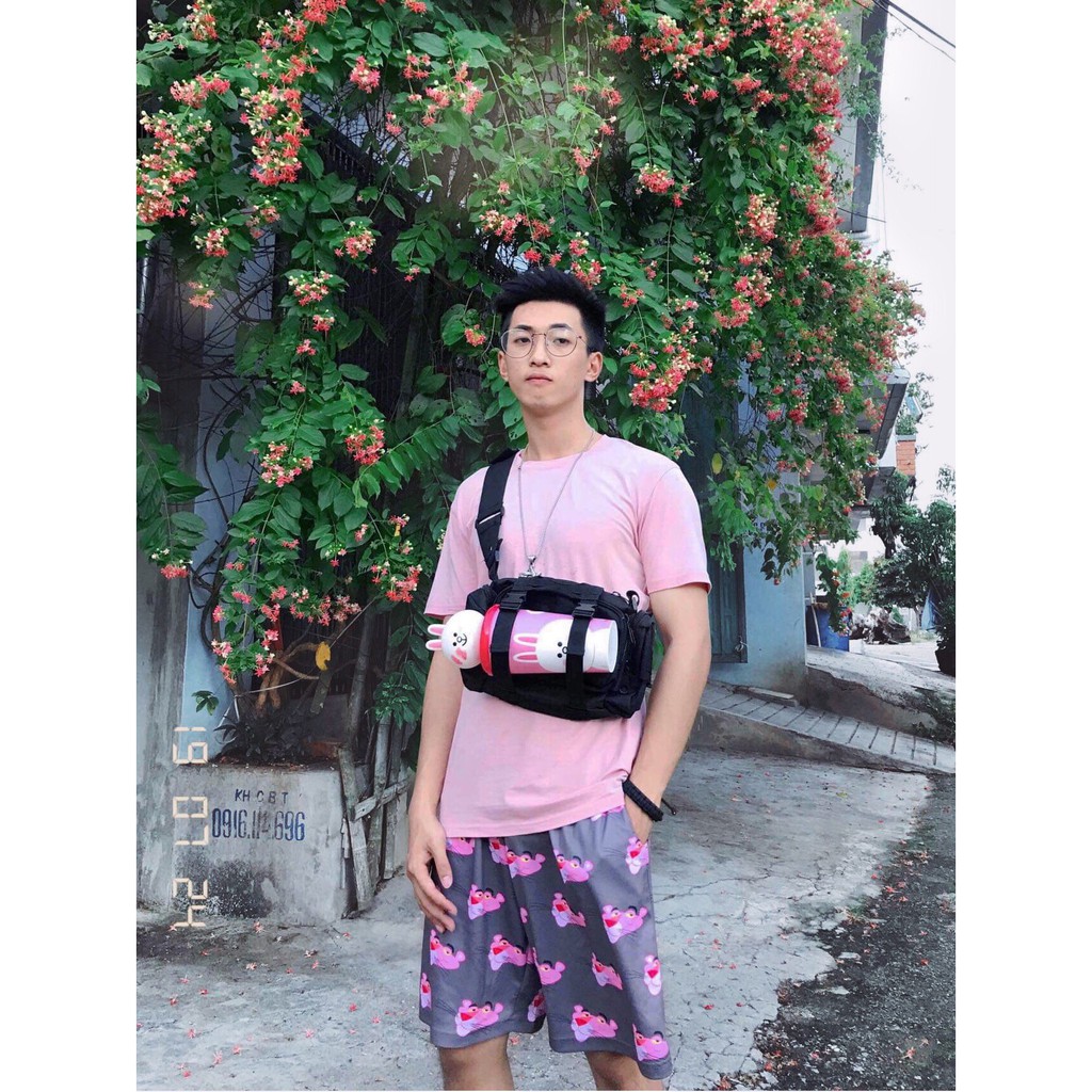 [HCM]Short Báo Hồng Pink Panther