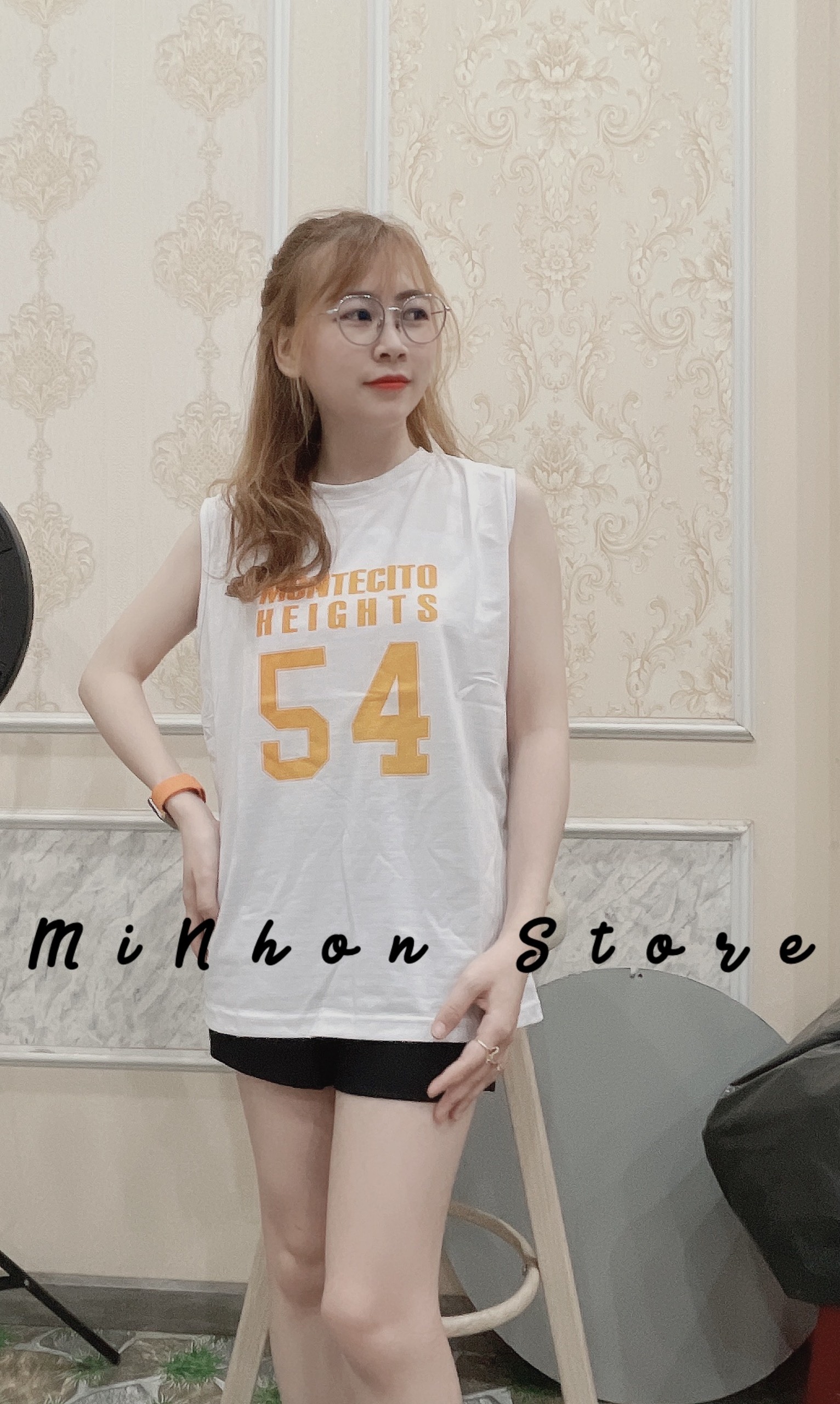 Áo Ba Lỗ Form Rộng In Chữ 54 Hot Hit Mùa Hè M31