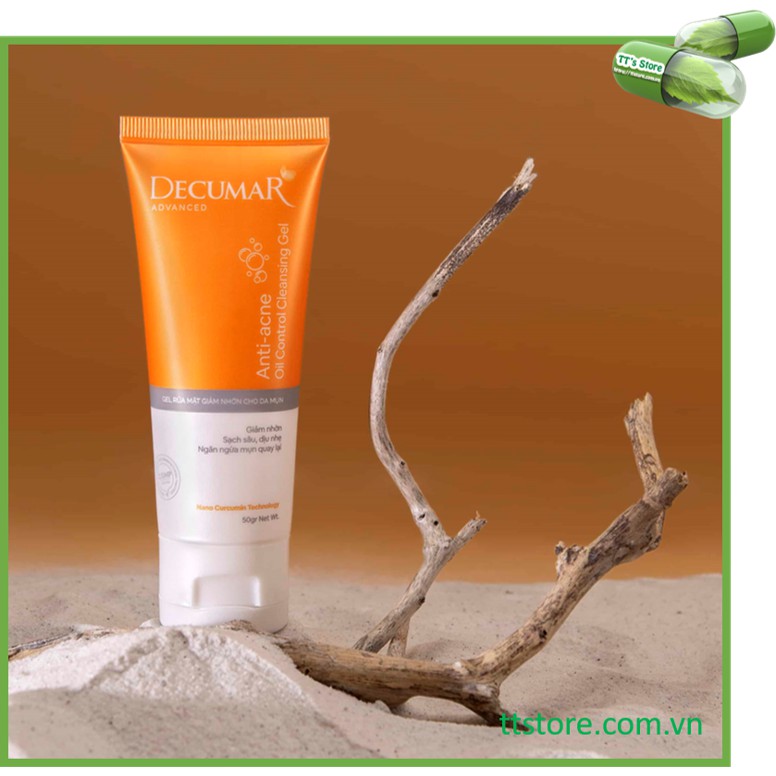 [HCM][New_Decumar Advanced] Gel rửa mặt giảm nhờn ngừa mụn [Sữa rửa mặt decuma clean cleanser]