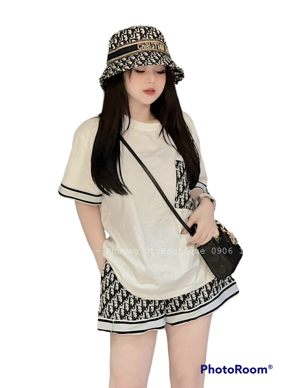 SÉT BỘ THỂ THAO NỮ CHẤT LIỆU COTTON 4 CHIỀU CAO CẤP