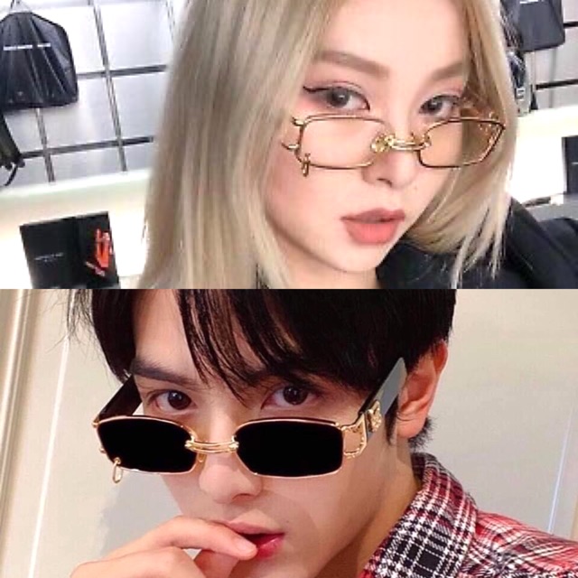 GM X KRIS WU- Kính Thời Trang Cao Cấp loại đẹp Gentle Wu Có khuyên trên kính