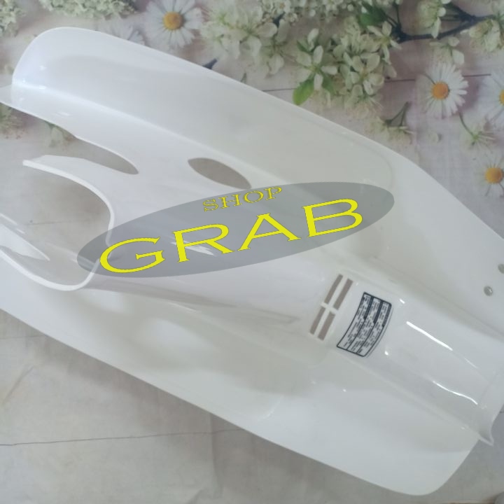 Cặp yếm -BỬNG  [ GIẢM GIÁ ] chắn bùn trước xe CUB 82 màu TRẮNG