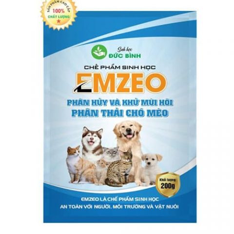 Khử mùi hôi phân thải chó mèo EMZEO