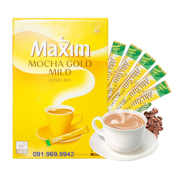 Cà phê Maxim Gold Hàn Quốc 1,2kg 100 gói