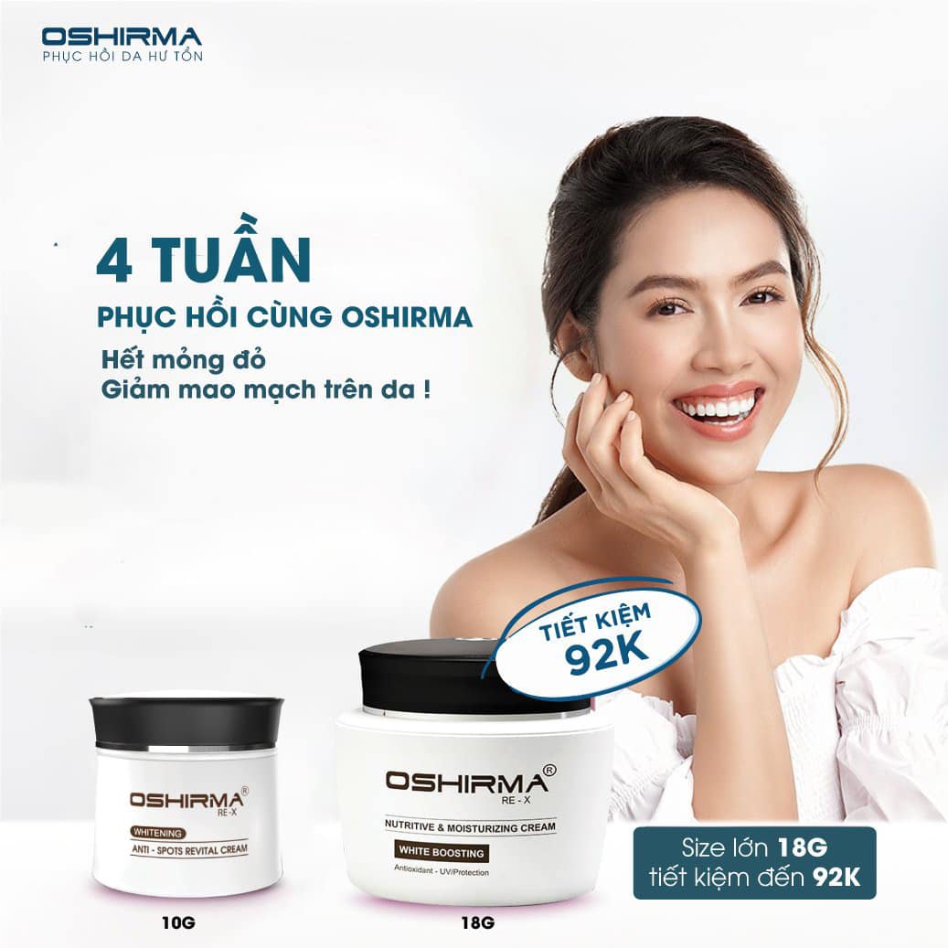 Bộ Phục Hồi Da Yếu Nhạy Cảm Oshirma