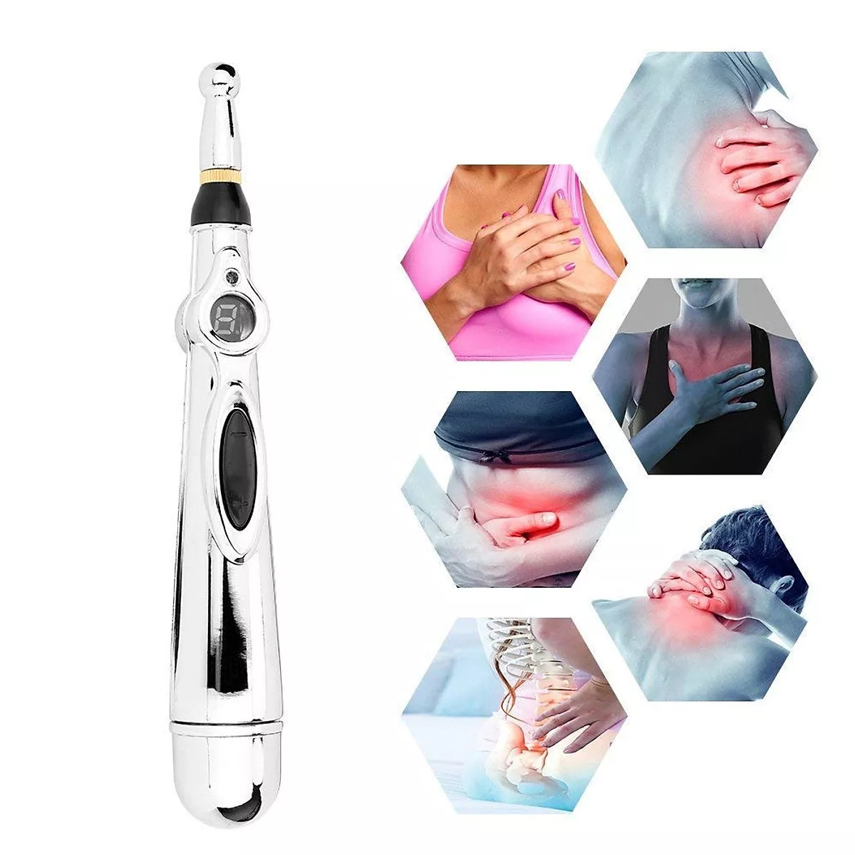 Bút Châm Cứu Xung Điện Massager Pen W-921 Gía Rẻ, Bút Dò Huyệt, Bút Massage Châm Cứu giãn gân, cứng cơ, tăng cường khí huyết.