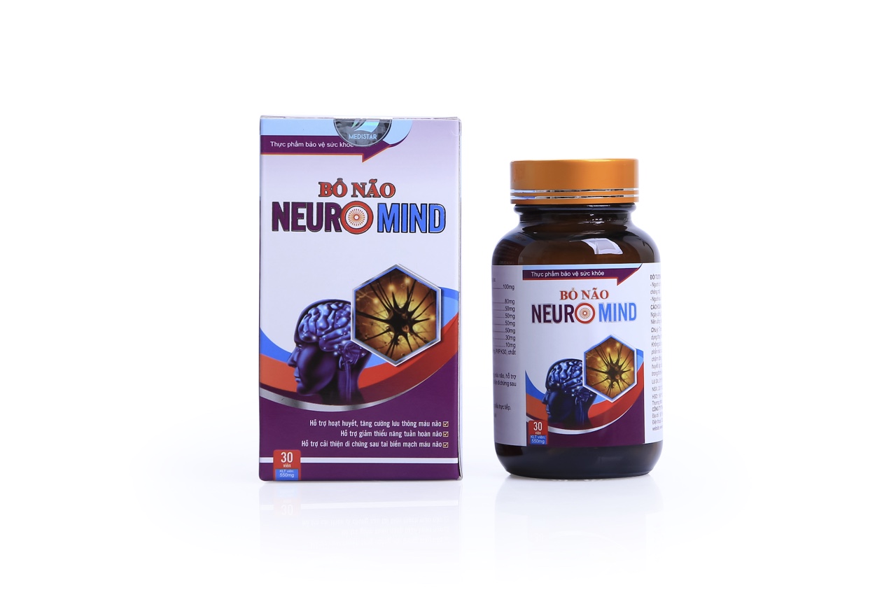 [HCM]Thực phẩm chức năng viên bổ não NEUROMIND (hộp 30 viên)
