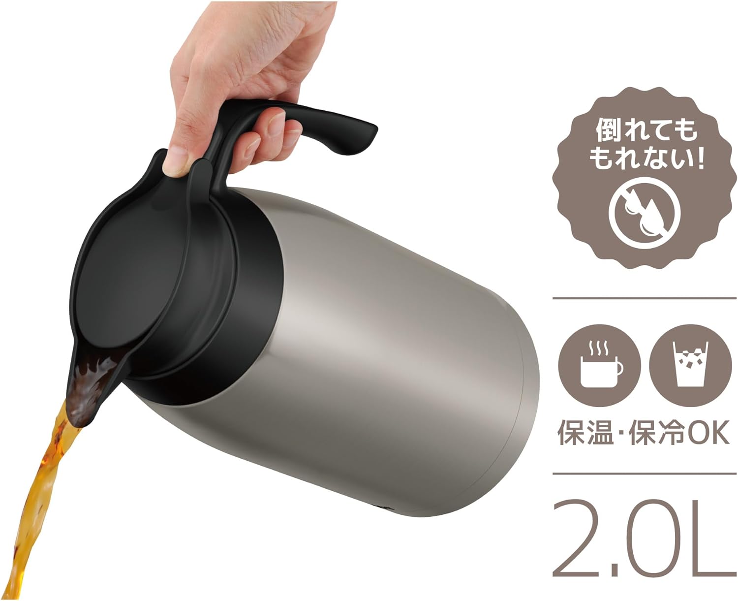 [THERMOS NHẬT] Phích giữ nhiệt Thermos 2L mẫu mới