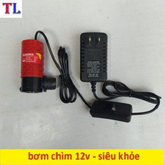 bơm chìm mini 12v - 30w hàng loại 1̣(cắt rãnh tường)