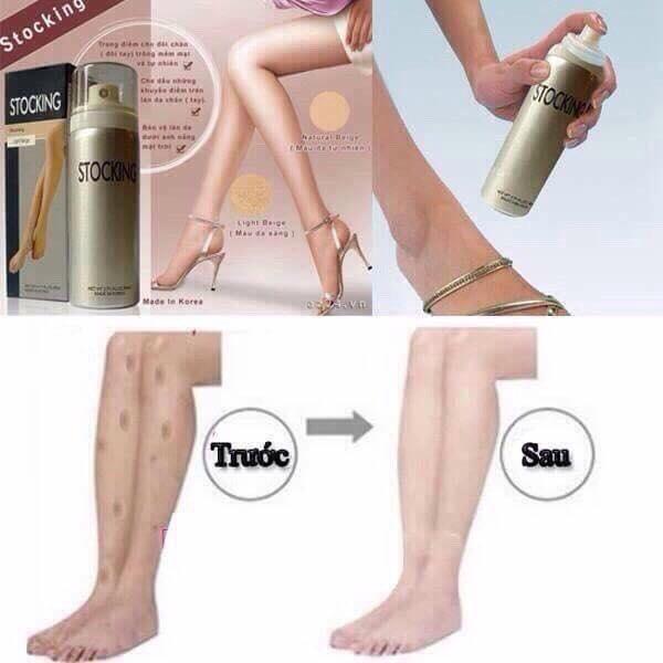Tất phun thông minh Hàn quốc Stocking 80ml