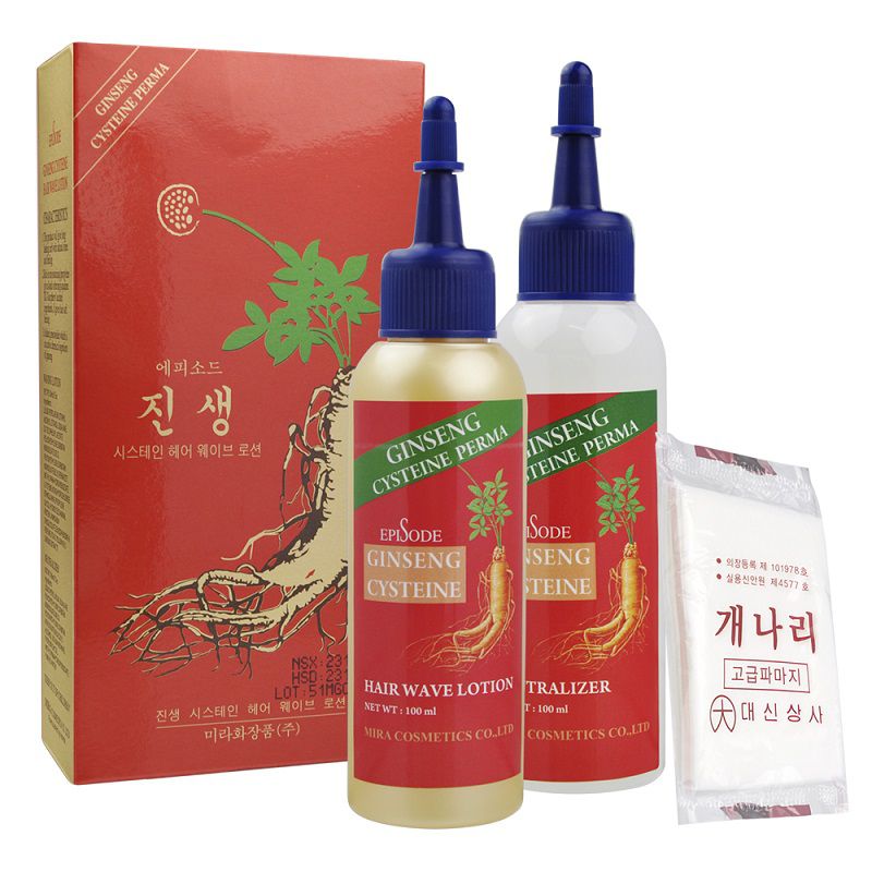 Uốn Tóc Sâm Đỏ Gingsen MIRA (100ml x2 )