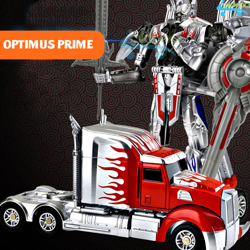 Robot biến hình ôtô Transformer cao 45cm mẫu Optimus Prime