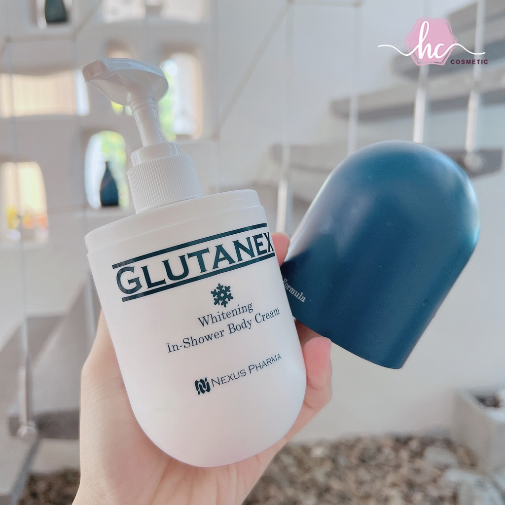Măng tây baby - Kem Sữa Tắm Dưỡng Trắng Body Glutanex Whitening kích trắng cấp tốc chống nhăn da body