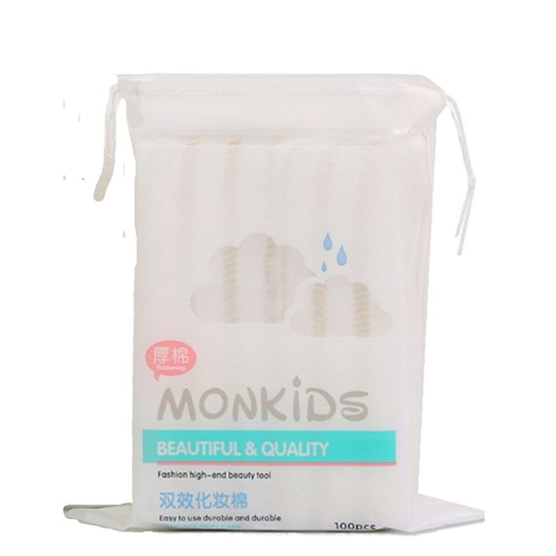 Bông tẩy trang monkids loại 100 -hd365