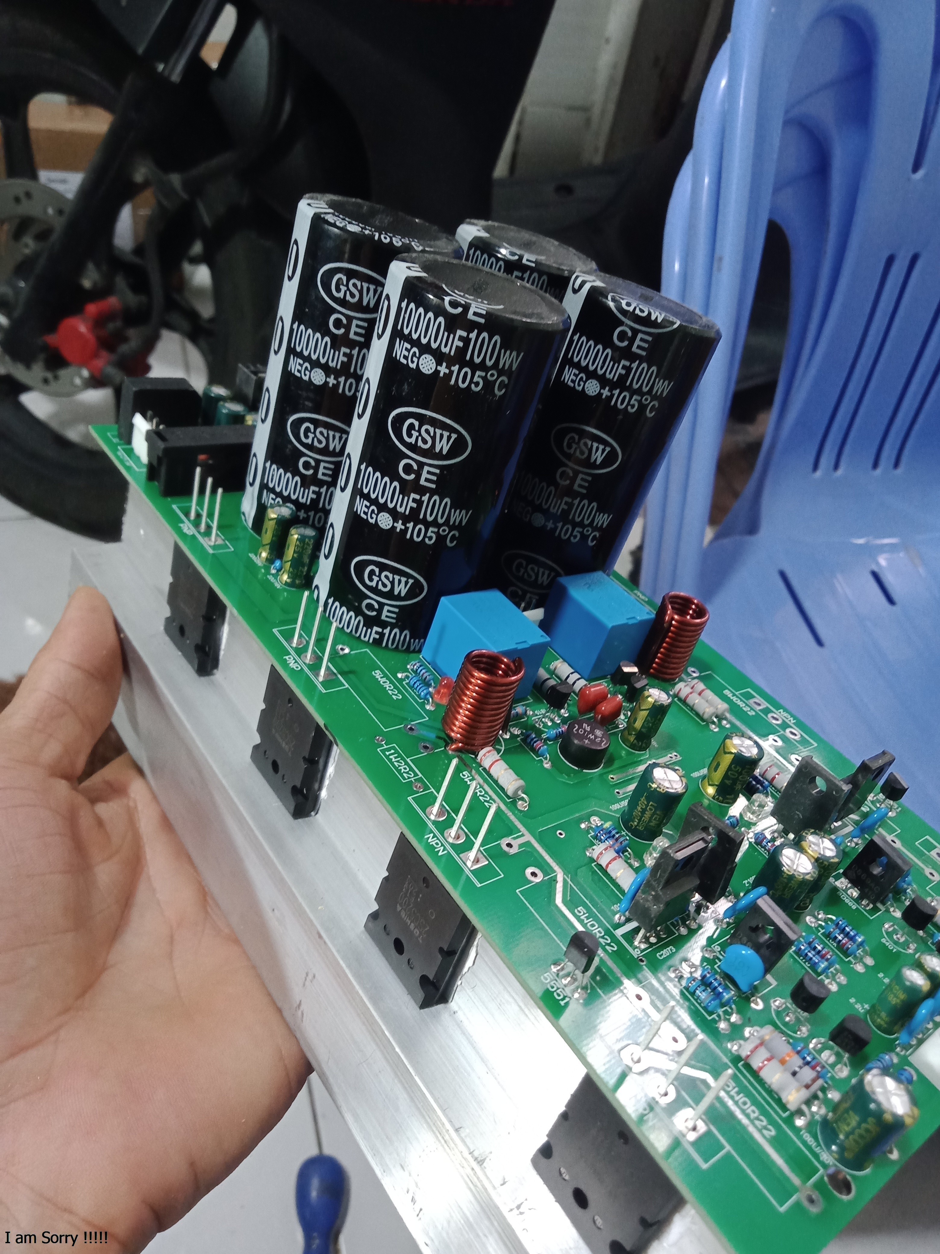 mạch công suất 8 sò liền nguồn