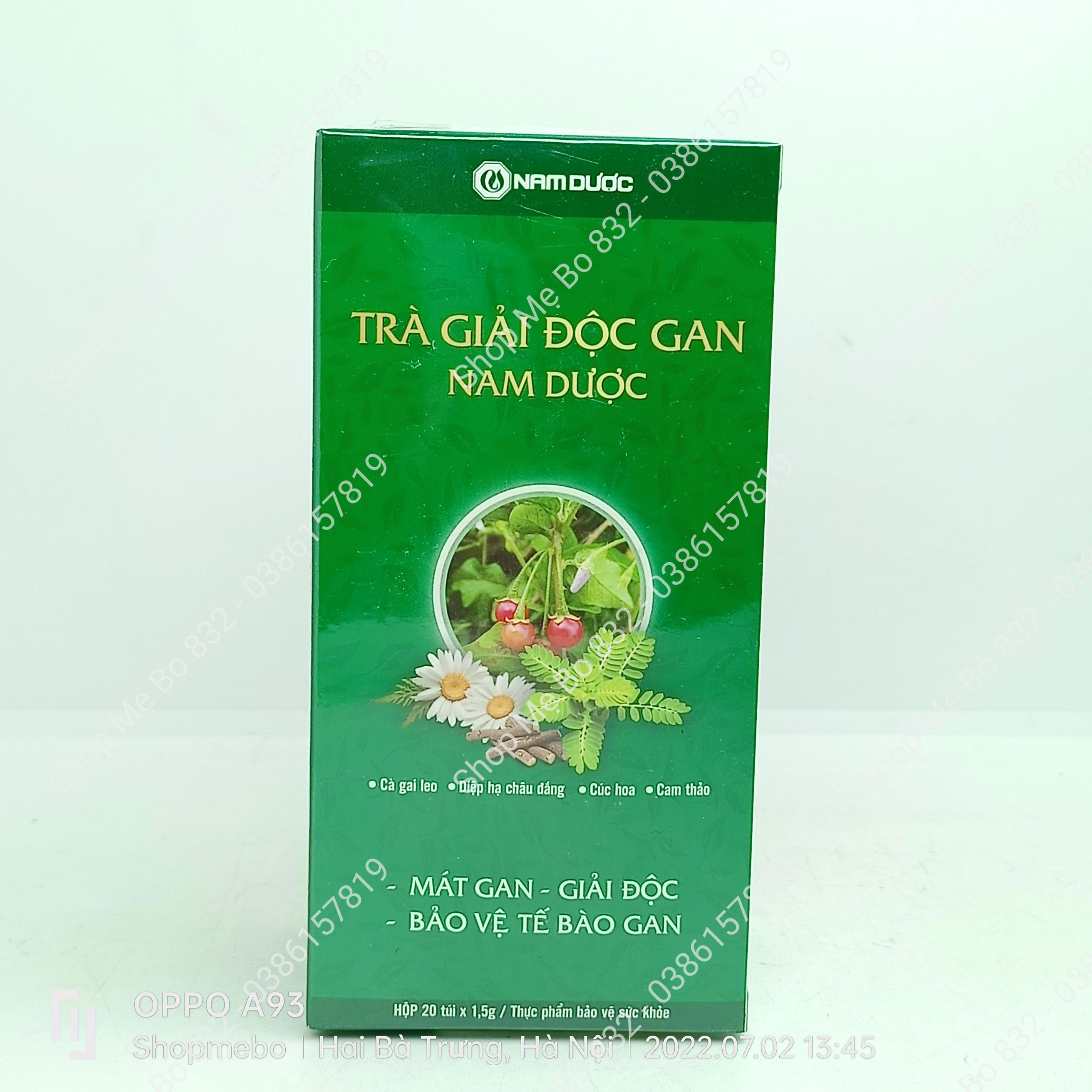 Trà giải độc gan Nam Dược