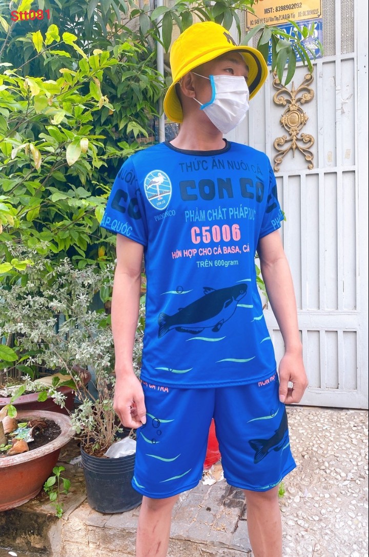 [HCM]Bộ đồ thức ăn nuôi cá . Cám con cò siêu hot 2020 ( Dành cho cả nam và nữ )