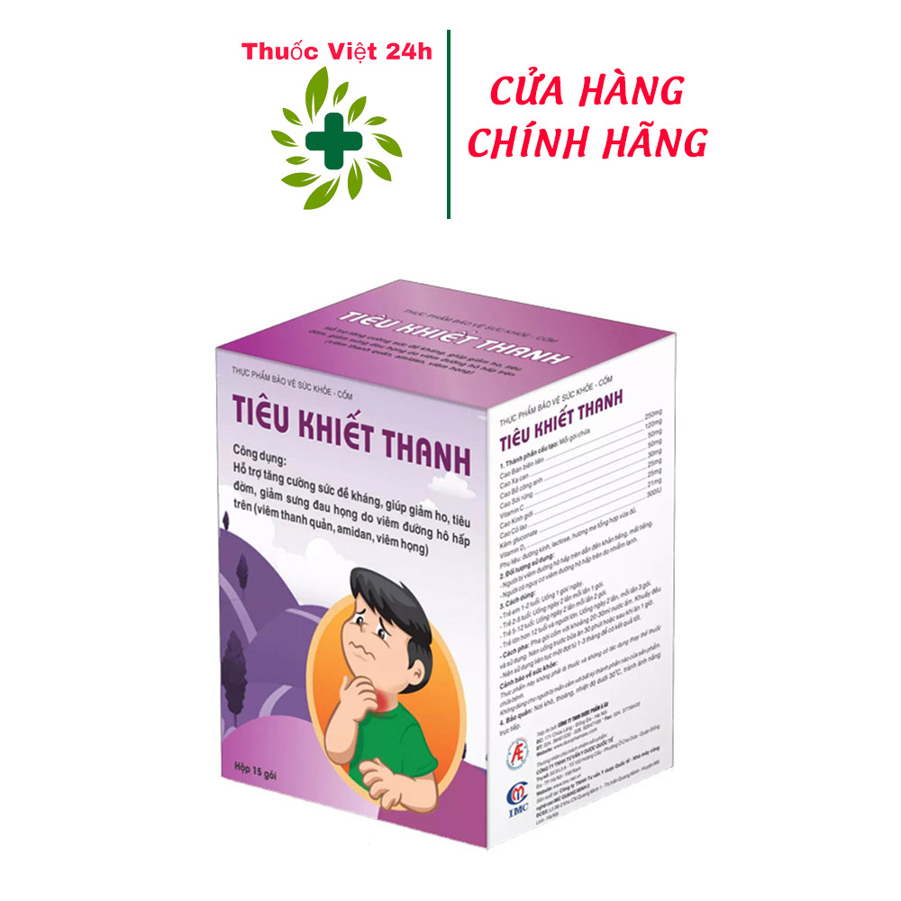 Cốm tiêu khiết thanh - giúp giảm ho tiêu đờm giảm sưng đau họng