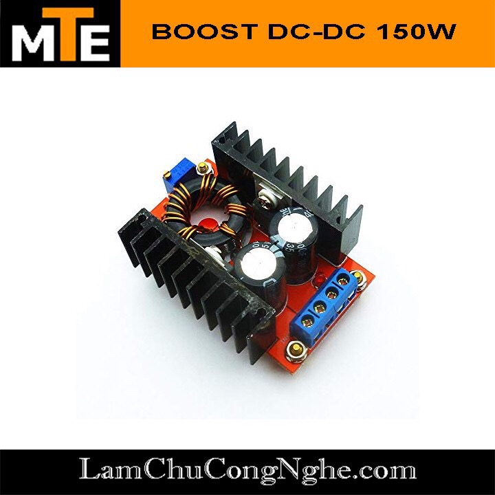 Mạch tăng áp DC 150W 10 - 32V to 12 - 35V có thể sạc laptop từ acquy - Module Boost