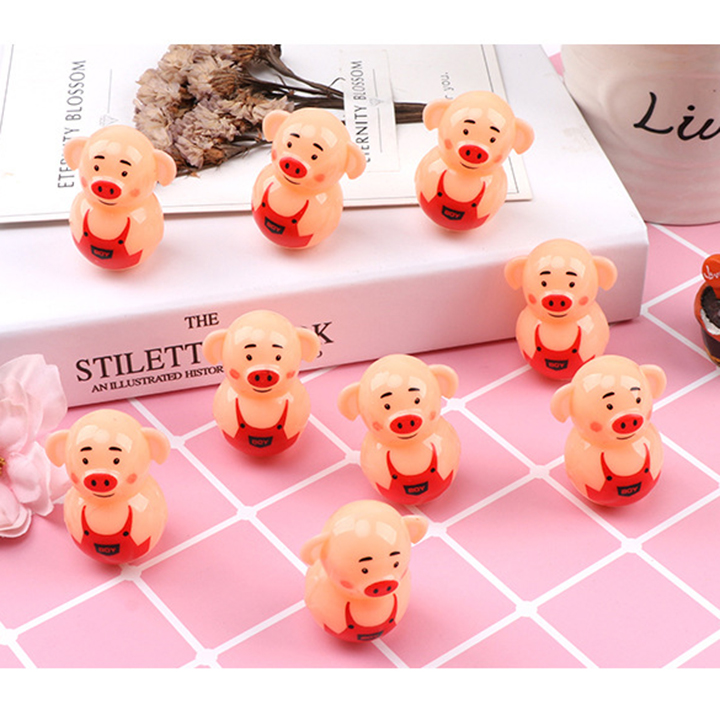 Combo 4 Búp bê lật đật hình chú heo