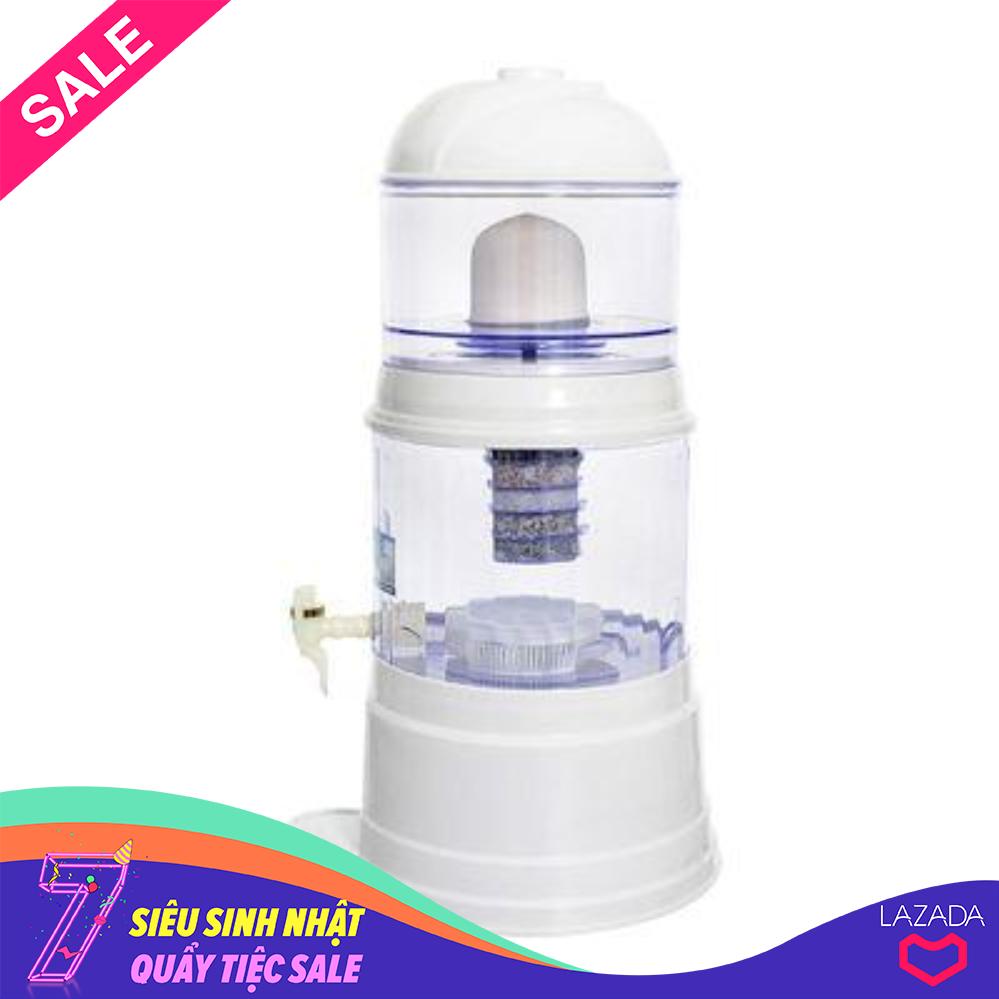 [NTT] Bình lọc nước Panakio 17L (Trắng)