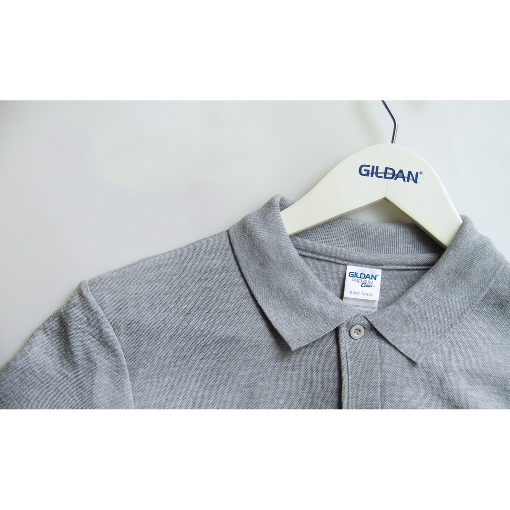 [ÁO THUN MỸ] Áo POLO Gildan màu xám [MÃ 295H-6800]
