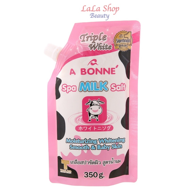 Tẩy Tế Bào Chết Muối Tắm Sữa Bò A Bonne Spa Milk Salt Thái Lan 350g giá rẻ