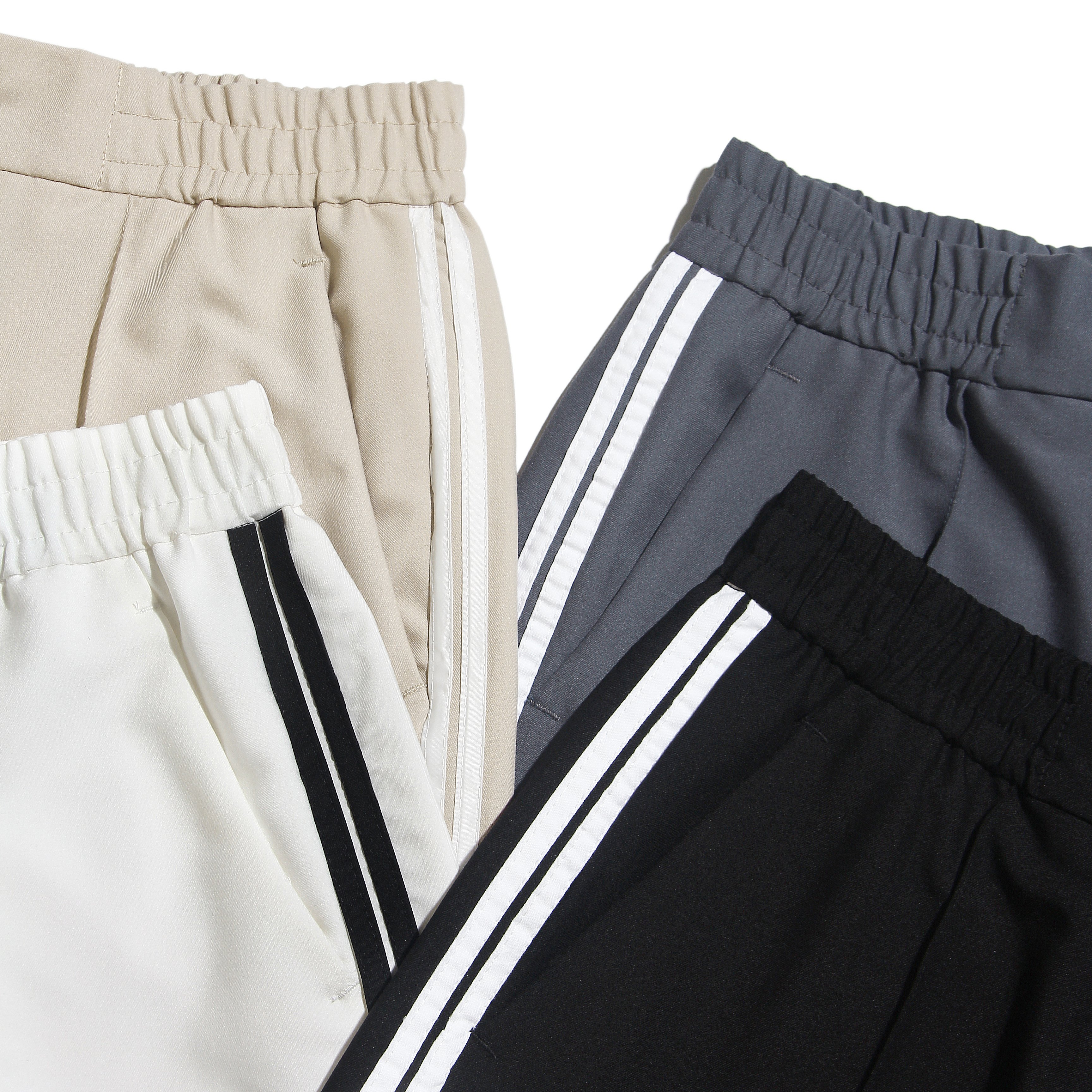 Quần short HUGU - Double Line - vải thoáng mát unisex