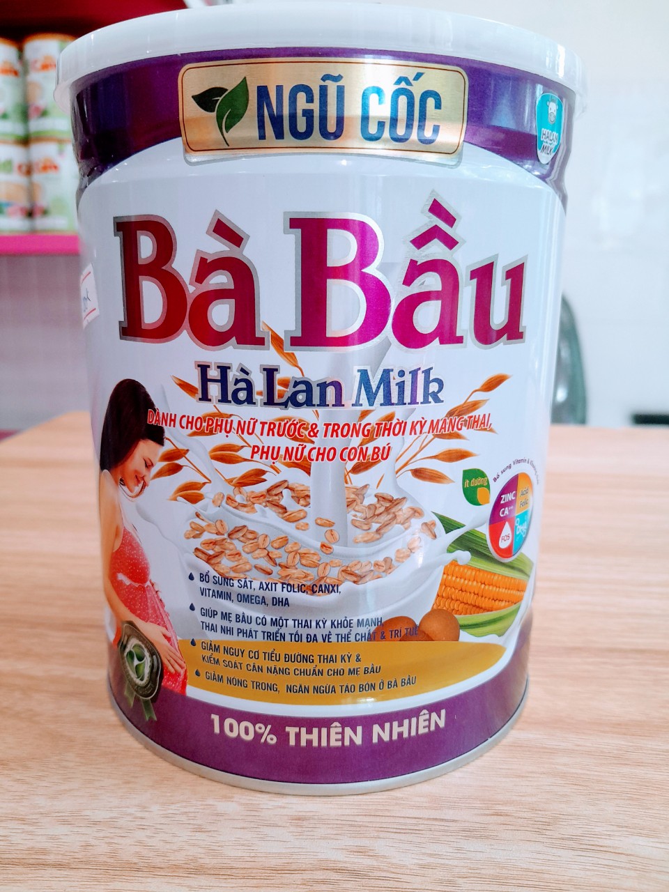 Ngũ cốc bà bầu halanmilk 1000g date T7/2024