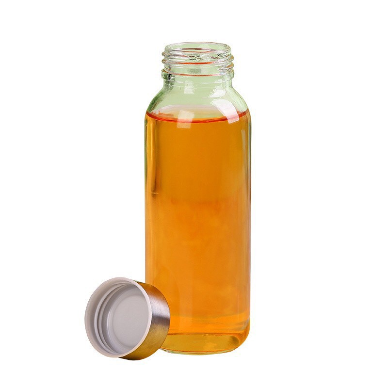 Bình thủy tinh trơn 350ml có quay xách