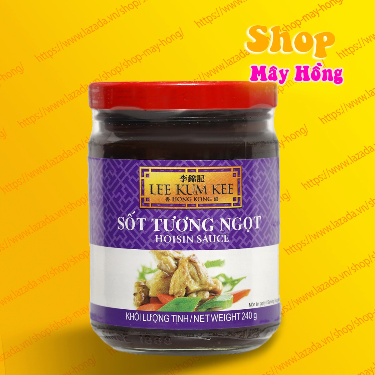- Hàng nhập hồng kong - Sốt tương ngọt - HOISIN SAUCE - Sốt hải sản - ướp vịt quay- chấm vit quay  - thịt quay nướng- xào -gà lúc lắc sốt tương ngọt  thơm ngon