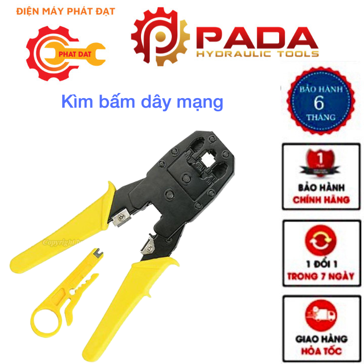 Kìm bấm dây mạng Kìm Bấm Mạng Bấm Cáp Tuốt Dây Chất Lượng