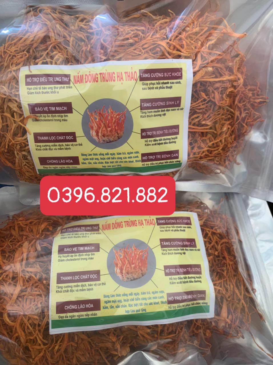 Combo 1 kg hoa đông trùng hạ thảo