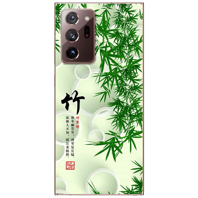 Ốp lưng dành cho Samsung Galaxy Note 10, Note 10 Plus, Note 10 Lite, Note 20, Note 20 Ultra mẫu Cành trúc