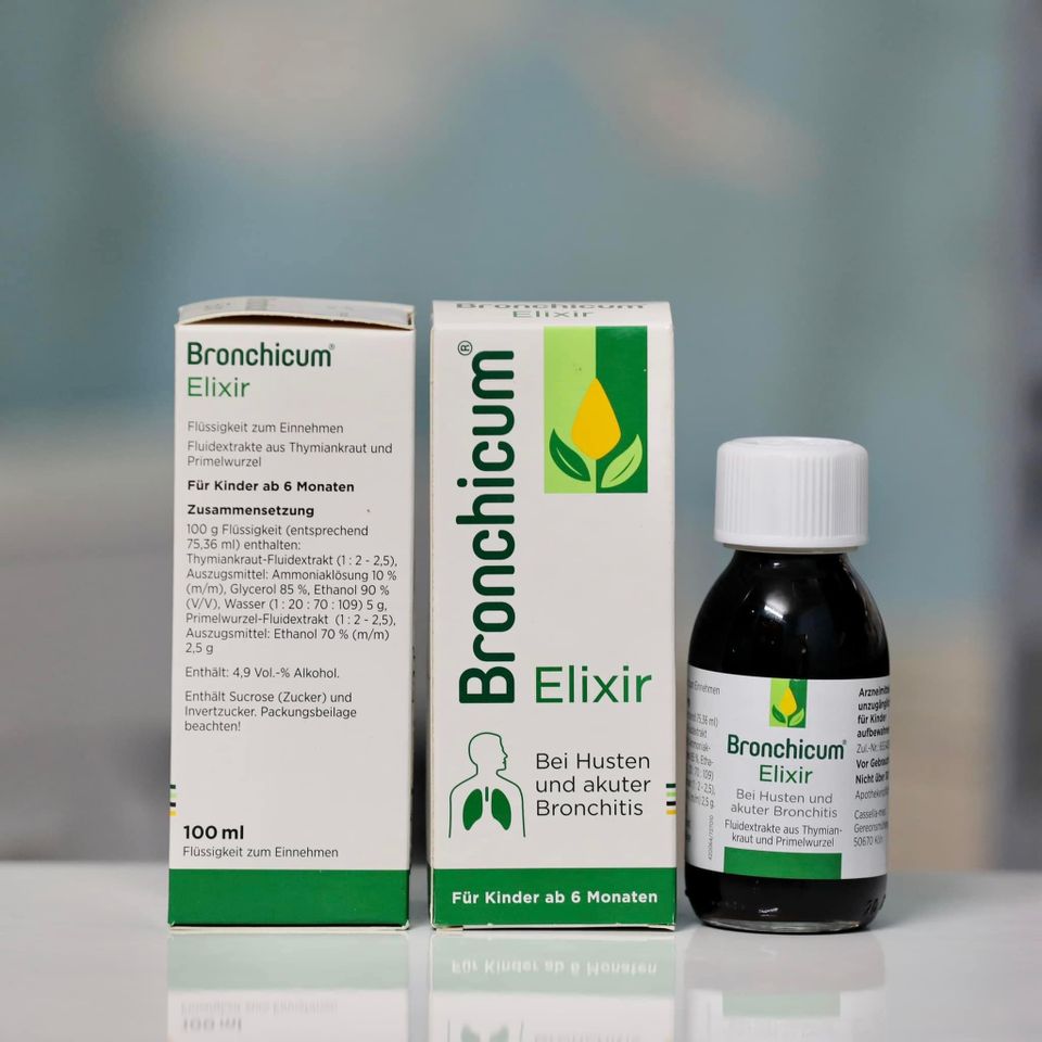 Siro ho Bronchicum cho bé từ 6m+