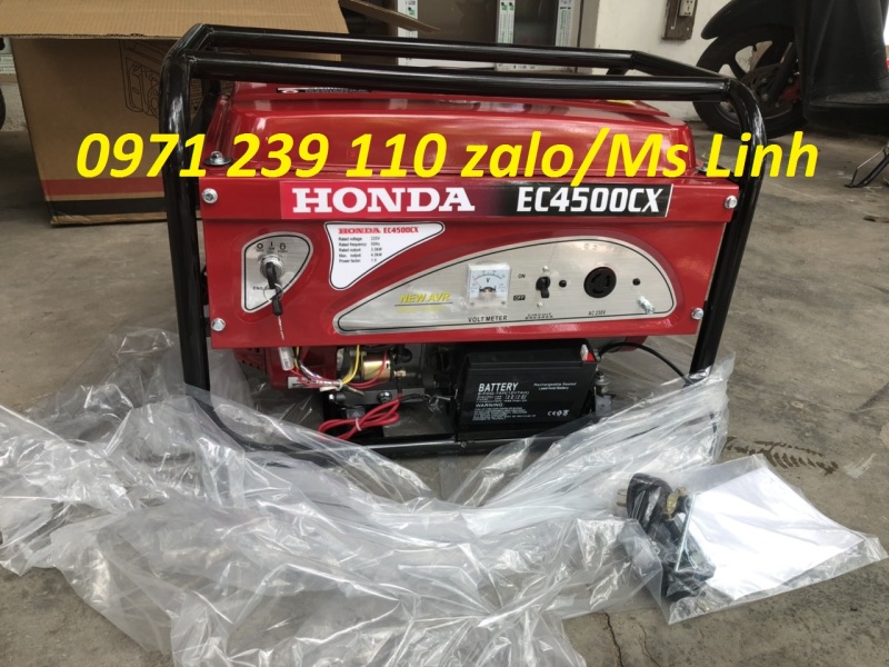 Máy phát điện Honda EC4500 đề nổ và giật nổ